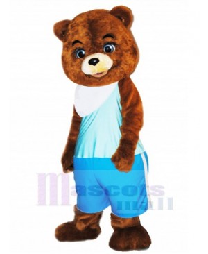 Football Player Bear Mascot Costume For Adults Mascot Heads