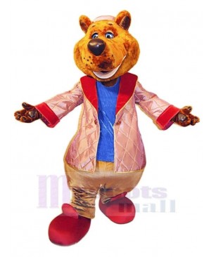 Smiling Cunning Bear Mascot Costume For Adults Mascot Heads