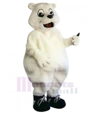 Superb Polar Bear Mascot Costume For Adults Mascot Heads