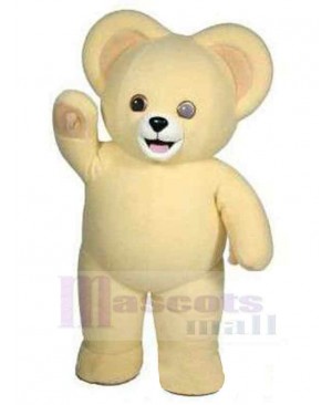 Cream Color Bear Mascot Costume Animal