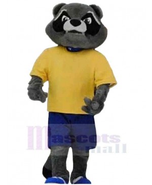Strong Raccoon Mascot Costume Animal
