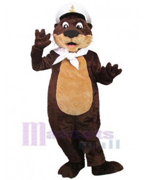 Cute Otter Mascot Costume Animal