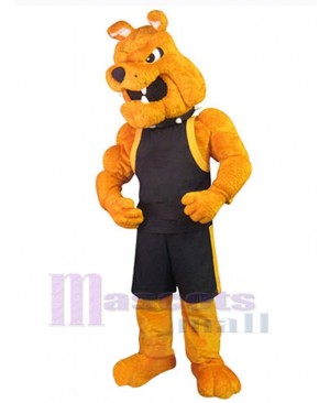 Bulldog Boy Dog Mascot Costume Animal
