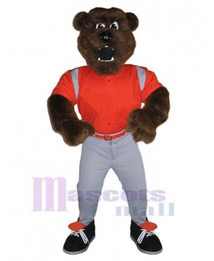 Muscular Bear Mascot Costume Animal