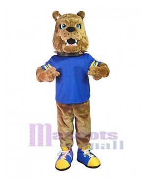 Power Bulldog Dog Mascot Costume Animal