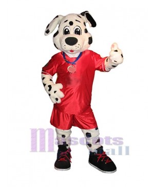 Sporty Dalmatian Dog Mascot Costume Animal