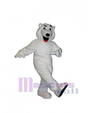 School Polar Bear Mascot Costume Animal