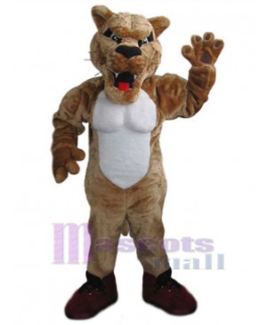 Power Cougar Mascot Costume Animal