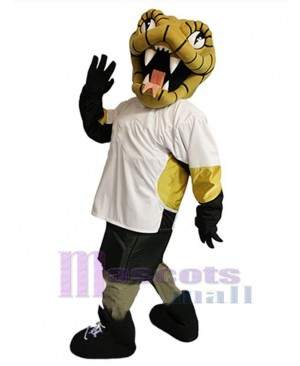 Yellow Viper Snake Mascot Costume Animal