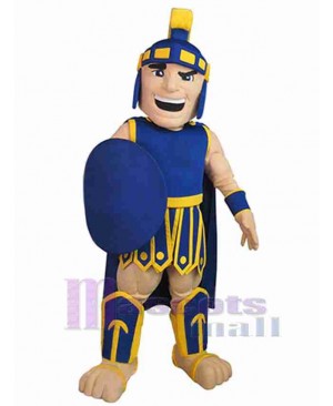 Laughing Spartan Mascot Costume People