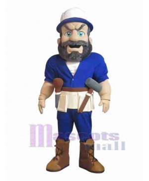 Shipbuilder Man Mascot Costume People